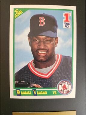 Mo Vaughn (RC) 1st round pick - Rookie #675 - 1990 Score - Red Sox - RAW Mint